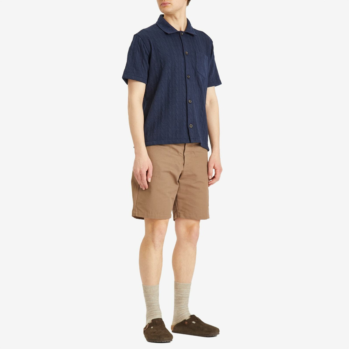 Oliver Spencer Men's Judo Shorts in Taupe