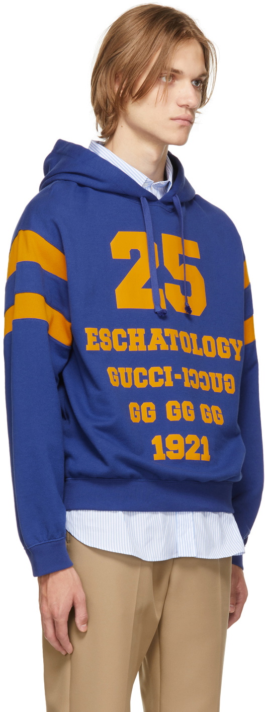Gucci Blue Yellow '25 Gucci' Hoodie