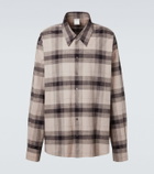 Calvin Klein Collection Tyson checked cotton shirt