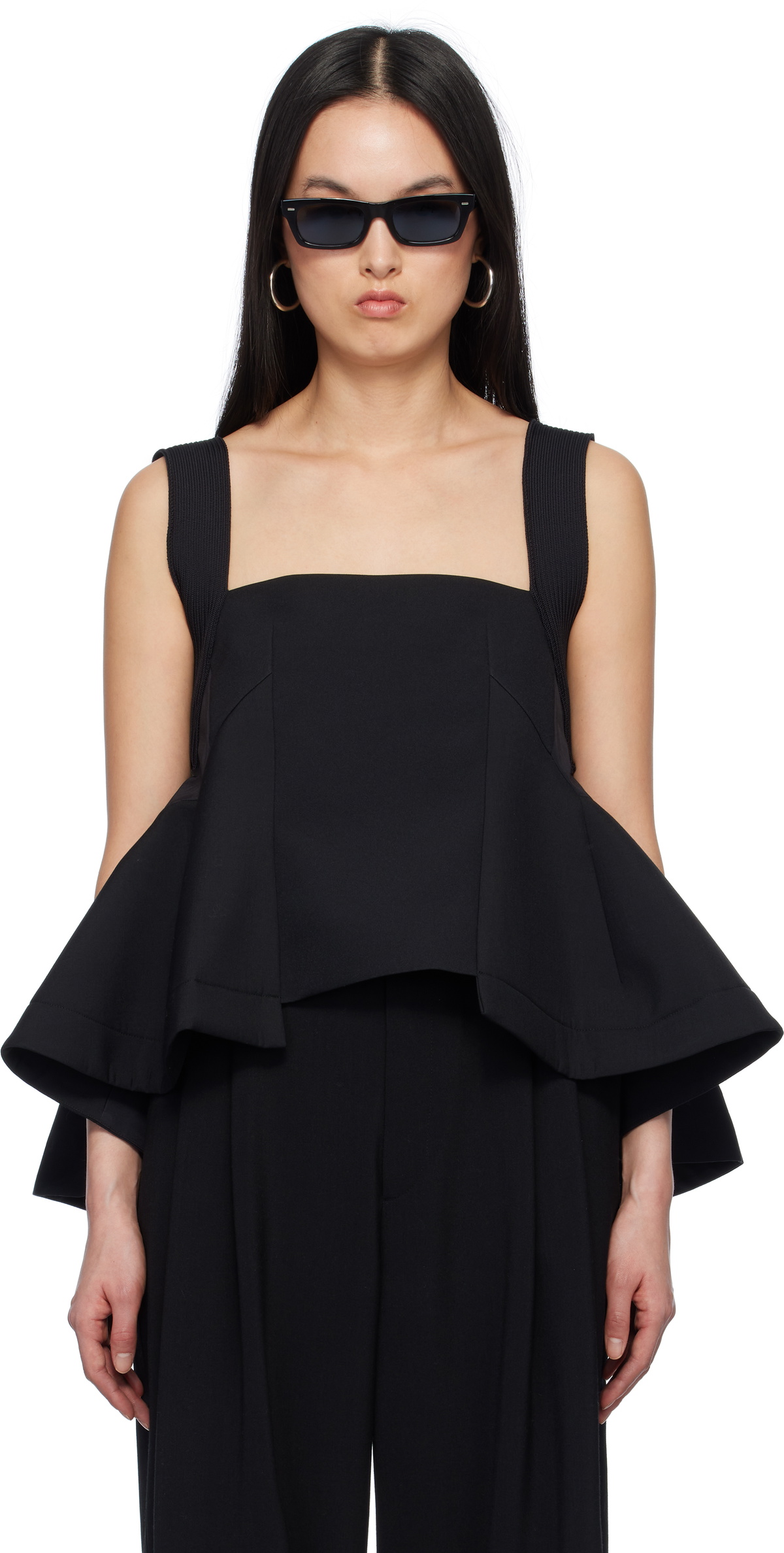 美品!! レア!! sacai サカイ タンクトップ ブラック sacai - Sacai サカイ タンクトップの通販 by BRINGラクマ店