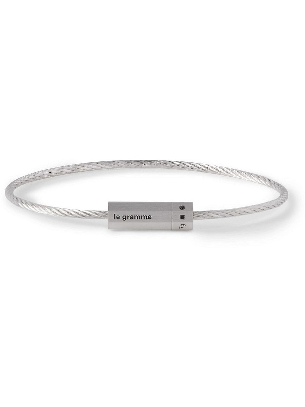 Photo: Le Gramme - 7g Recycled Sterling Silver Bracelet - Silver