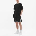 Air Jordan Men's Diamond Mesh Shorts in Black