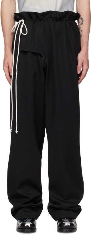 Photo: Magliano Black Huge Trousers