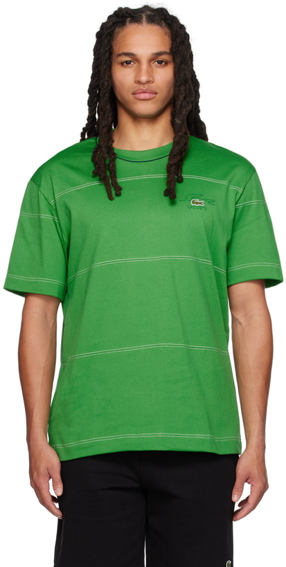 Photo: Lacoste Green Relaxed-Fit T-Shirt