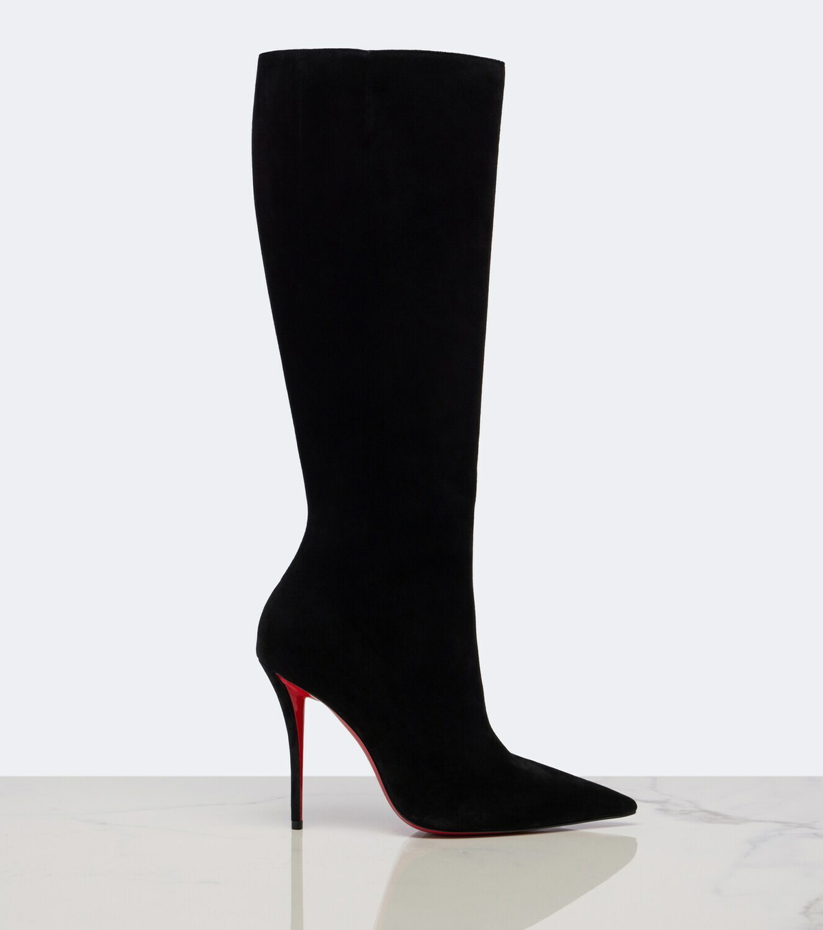 Christian Louboutin Miss Z suede knee-high boots
