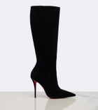 Christian Louboutin Miss Z suede knee-high boots