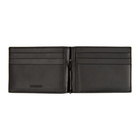 Balenciaga Black Croc B. Bill Clip Square Wallet