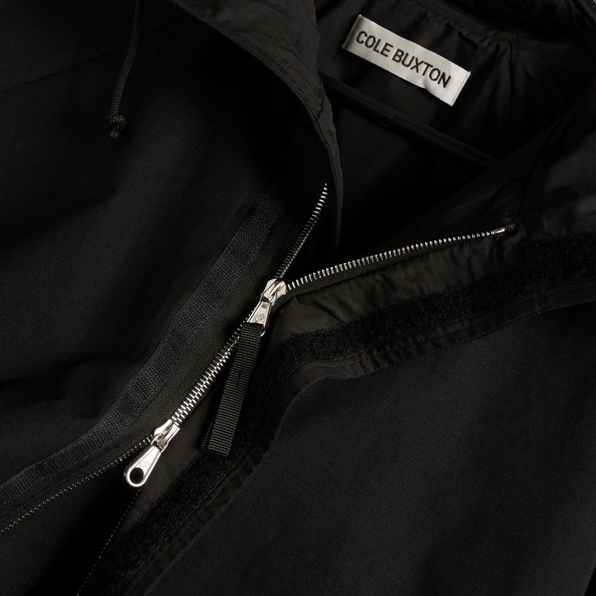 Cole Buxton Men's Hooded Jacket in Black