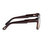Tom Ford Brown Gradient Thick Square Glasses