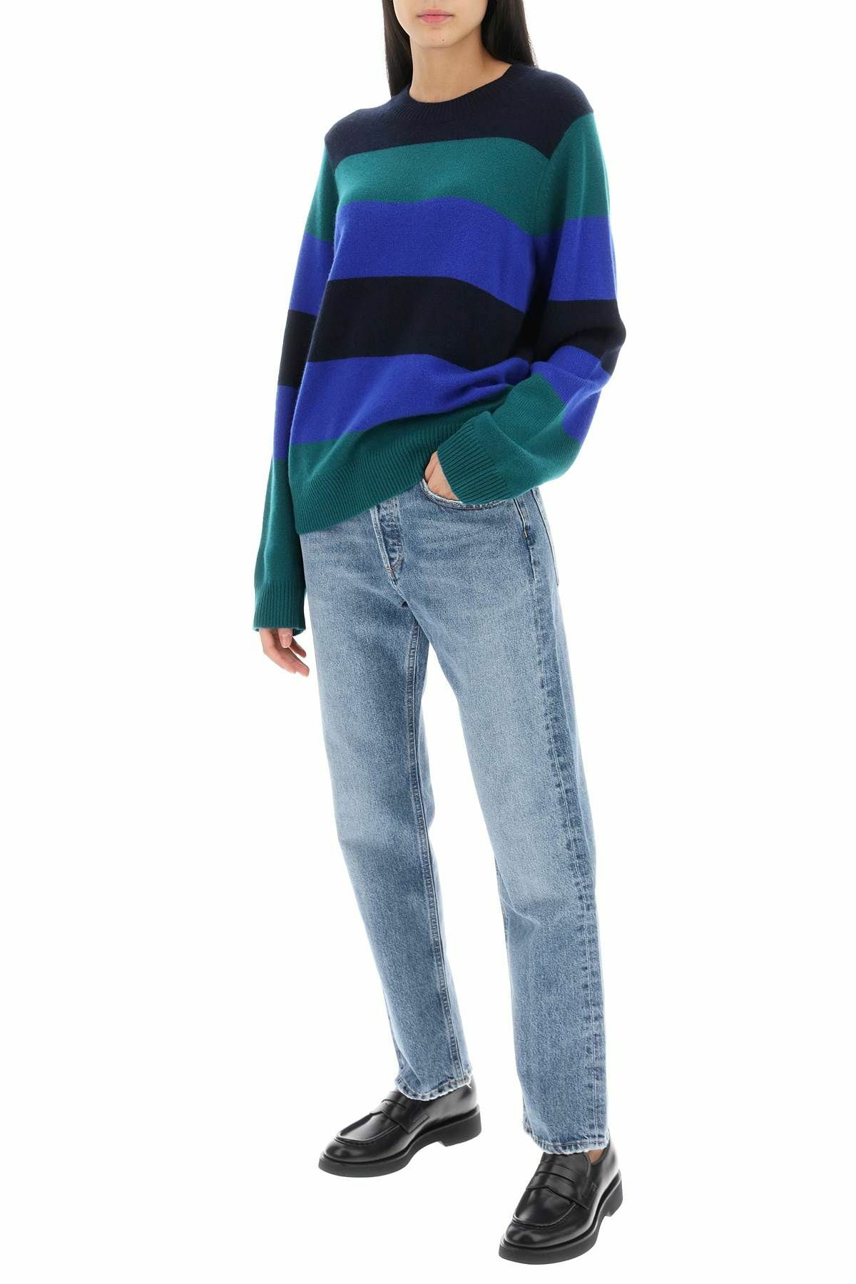 Guest in Residence Multicolor Cashmere Pattern Shirt