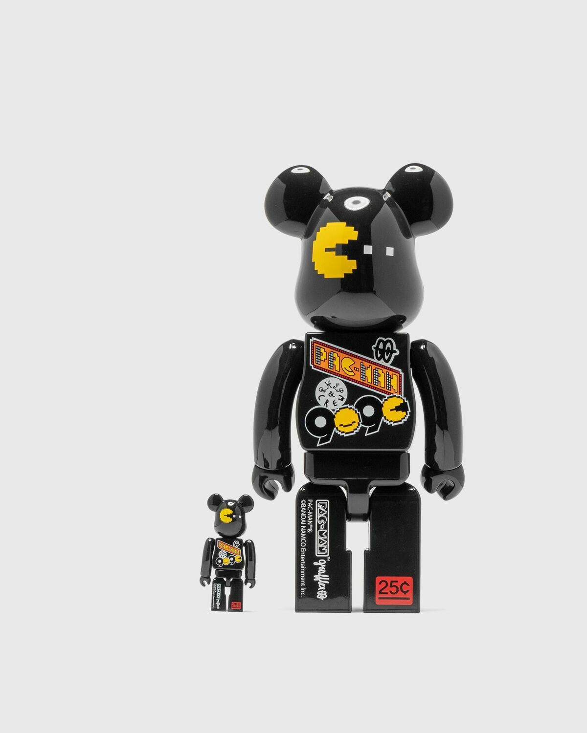 Medicom Bearbrick 400% Pac Man X Grafflex 2 Pack Black Toys Medicom Bearbrick 400% Pac Man X Grafflex 2 Pack Black Toys