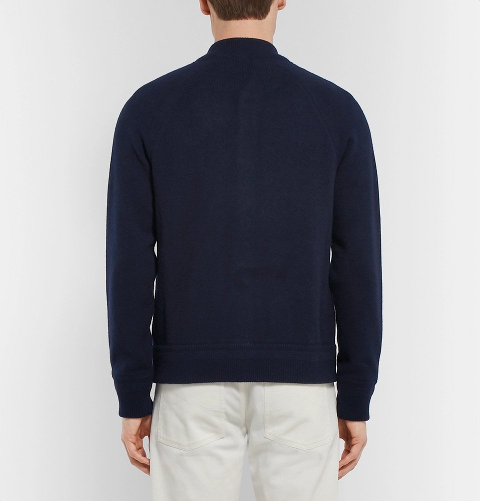 Ralph Lauren Purple Label - Slim-Fit Wool and Cashmere-Blend Bomber ...