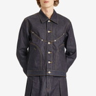 Sage Nation Men's Jiji Jacket in Raw Denim