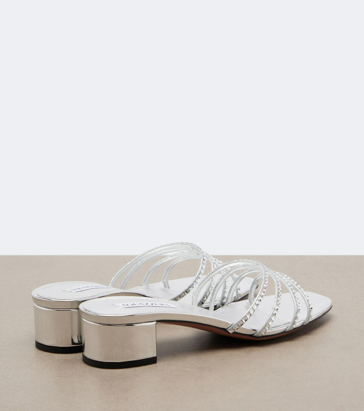 Aquazzura Sensation embellished leather sandals