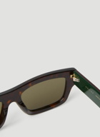 Gucci - Rectangular Sunglasses in Brown