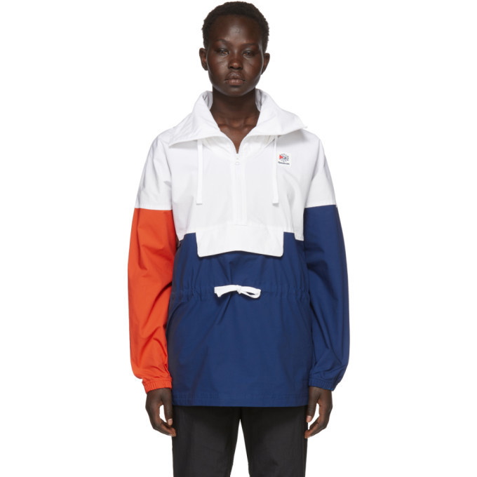 Photo: Reebok Classics White Colorblock Anorak Jacket