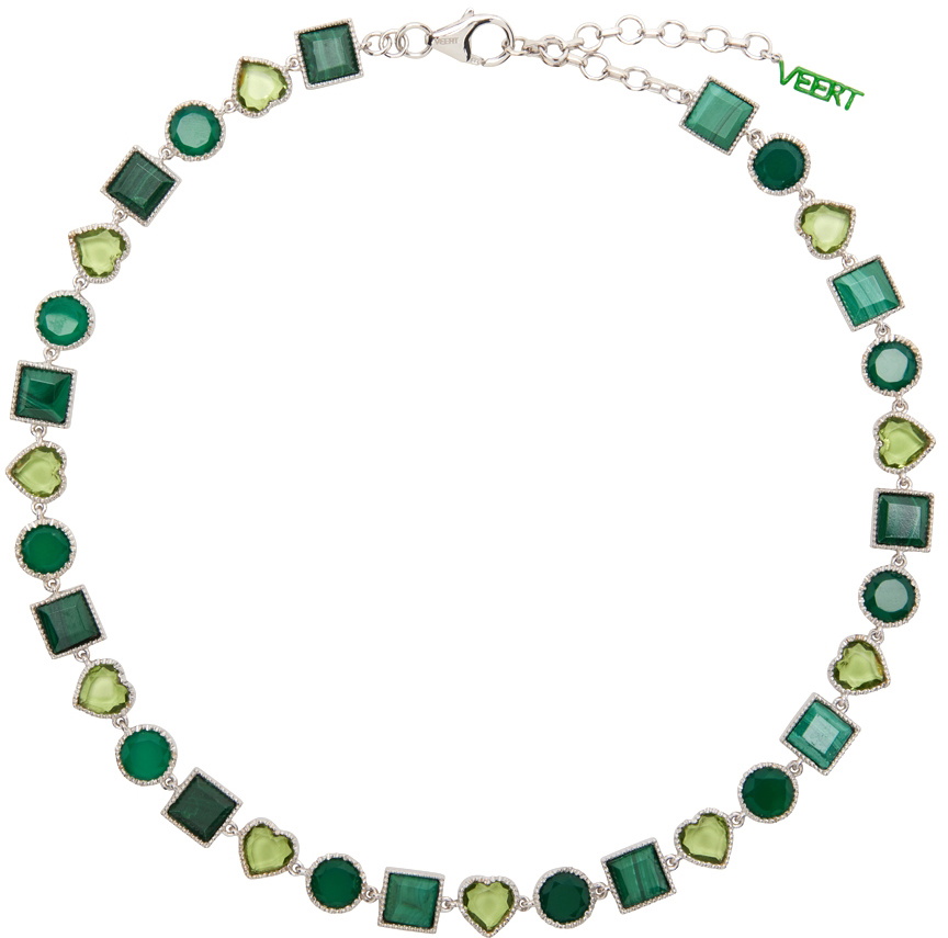 VEERT Green 'The Shape' Necklace