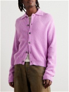 Our Legacy - Evening Polo Alpaca-Blend Cardigan - Pink