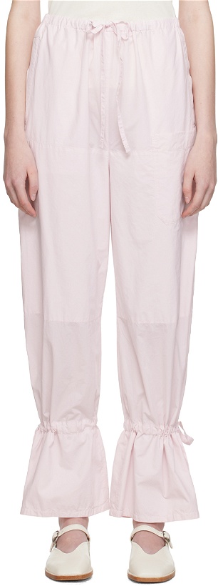 Photo: LEMAIRE Pink Parachute Lounge Pants