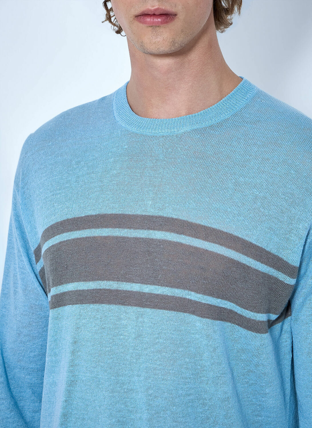 Stüssy Striped Crewneck Sweater