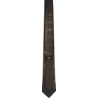 Fendi Black Blurred FF Tie