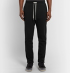 John Elliott - Sochi Slim-Fit Tapered Loopback Cotton-Jersey Sweatpants - Black