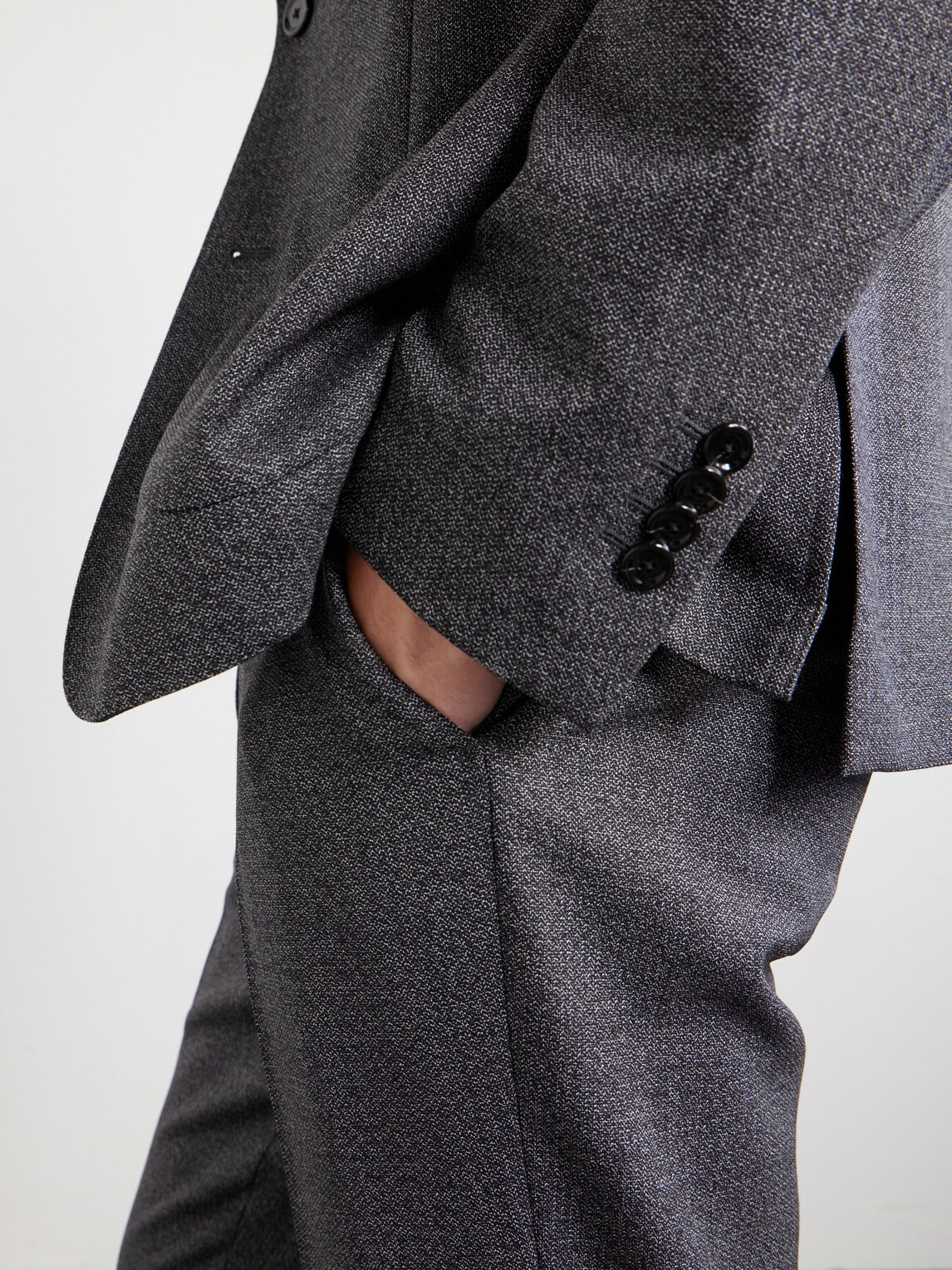 Lardini - Straight-Leg Wool Suit Trousers - Gray