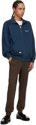AAPE by A Bathing Ape Blue 'AAPE Now' Zip Up Sweater