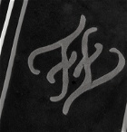 Fendi - Logo-Detailed Suede Bomber Jacket - Black