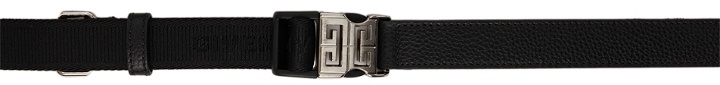 Photo: Givenchy Black 4G Release Buckle Belt