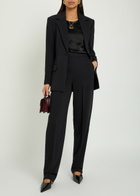 Joseph Pat Barrel-leg Cady Trousers Black