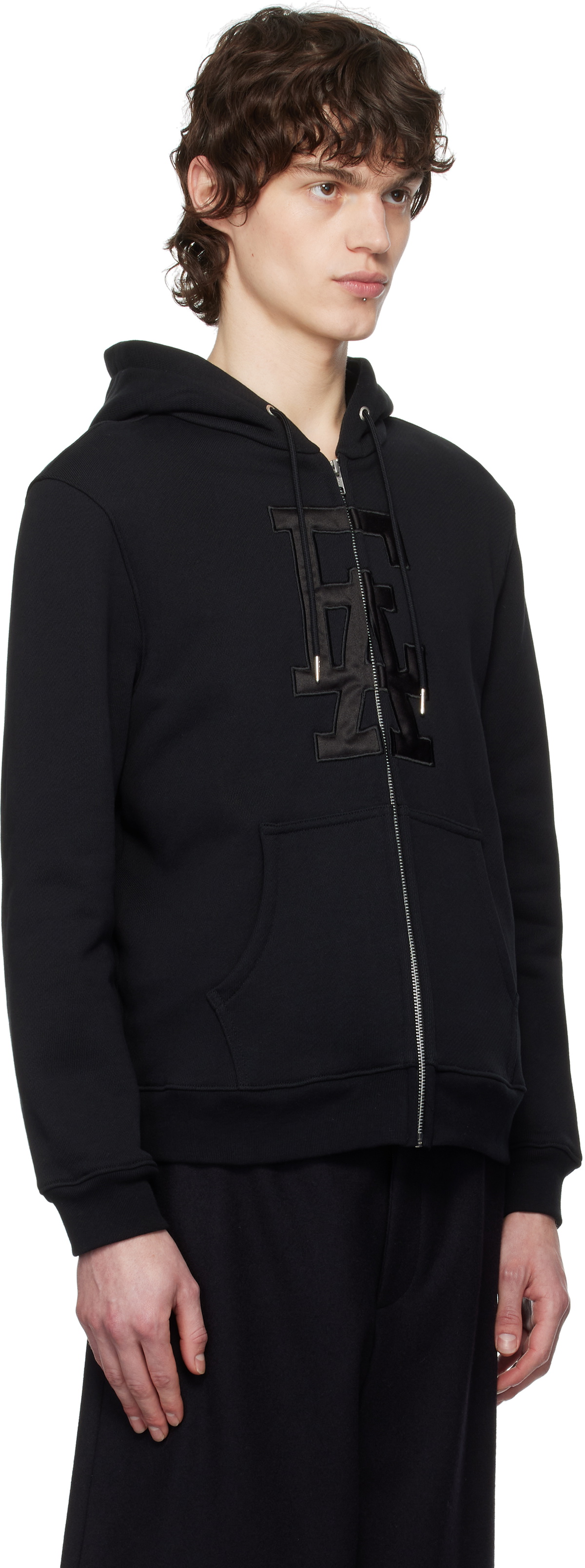 AARON ESH Black 'AE' Hoodie