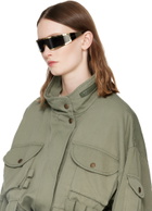 Givenchy Gold Square Sunglasses