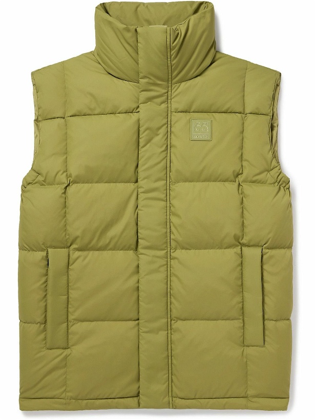 Photo: 66 North - Dyngja Logo-Appliquéd Quilted Recycled-Shell Down Gilet - Green