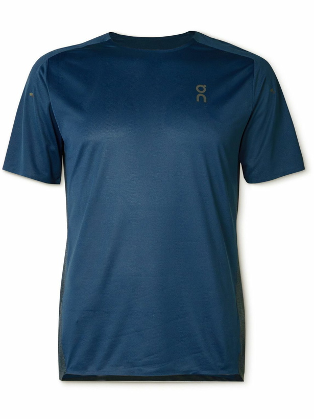 Photo: ON - Performance Recycled-Mesh and Jersey T-Shirt - Blue