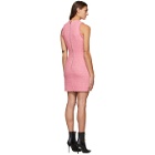 Balmain Pink Tweed Sleeveless Dress