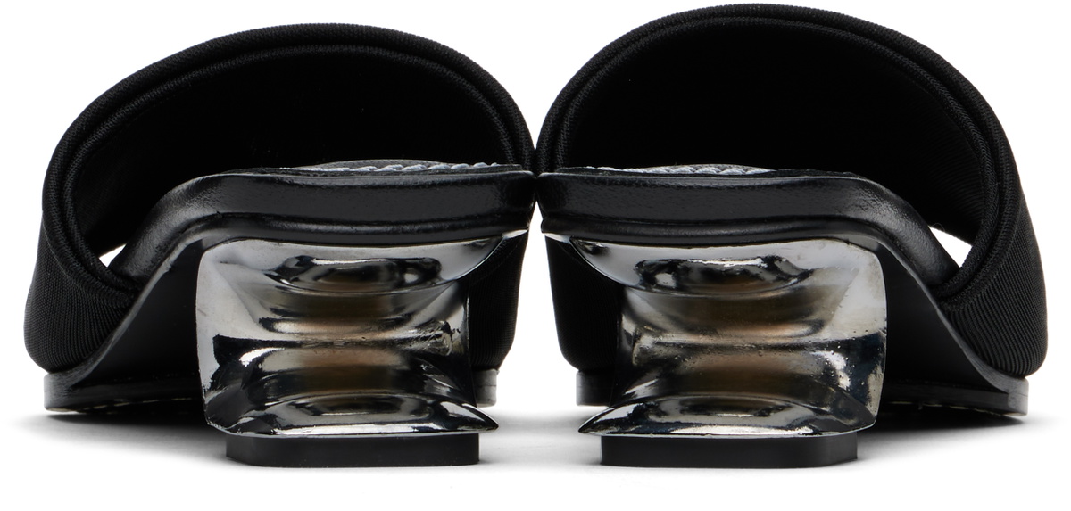 Nicole Saldaña Black Sarah Heeled Sandals