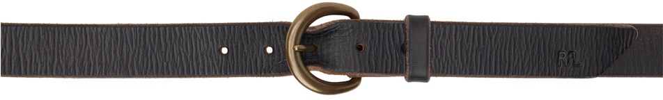 Photo: RRL Brown Tumbled Leather Belt