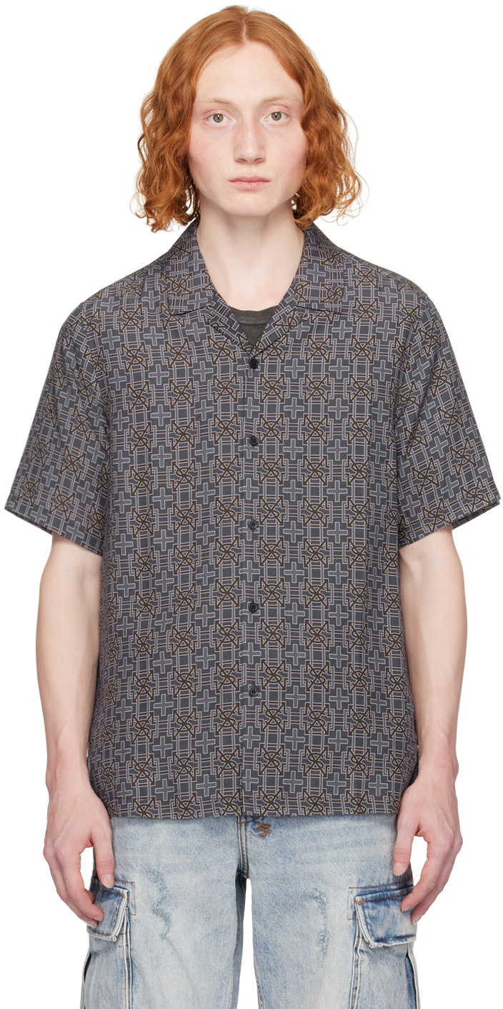 Ksubi Navy Plus Resort Shirt Ksubi