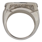 Bottega Veneta Silver Chunky Chevalier Ring