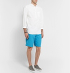 Barena - Linen-Blend Shorts - Men - Turquoise