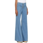 Chloe Blue Flared Jeans