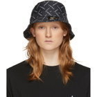 Marcelo Burlon County of Milan Black Starter Black Label Edition Logo Bucket Hat