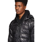 Canada Goose Black Down Hybridge Lite Hoody Jacket