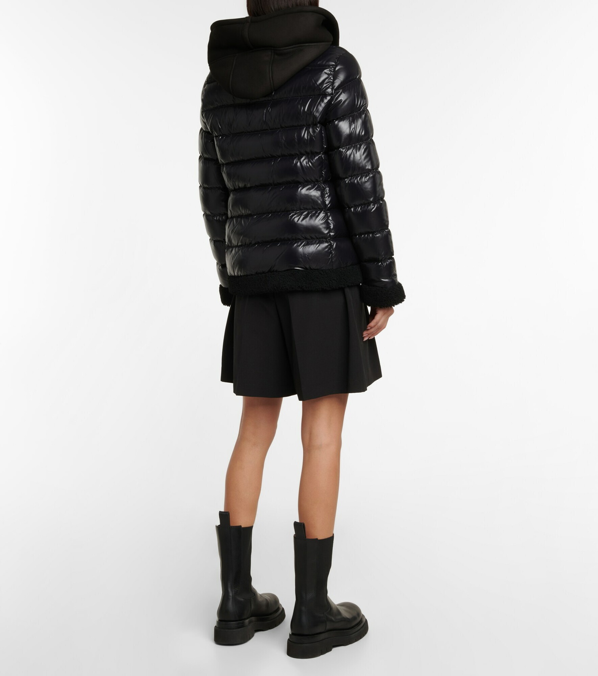 Moncler - Guichard shearling-trimmed down jacket Moncler