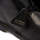 Clarks Originals Men's Desert Boot in Black Polished