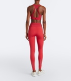 Adidas by Stella McCartney Logo padded jersey sports bra