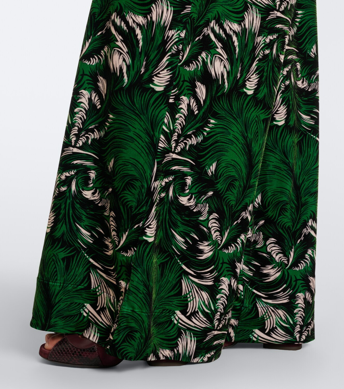 La DoubleJ Printed jersey palazzo pants