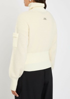 Canada Goose Sauble Alpaca-blend Cardigan Cream