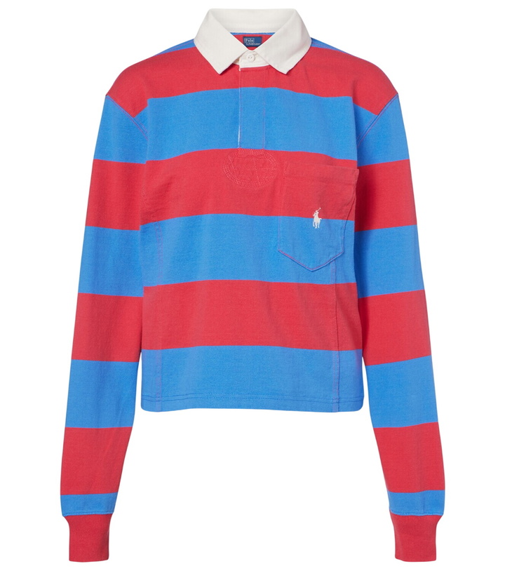 Photo: Polo Ralph Lauren Striped cotton jersey polo shirt